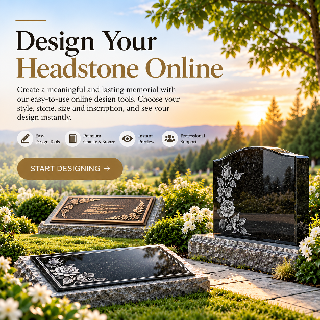cemetery monuments, headstones | design online