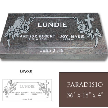 Grave Marker | Cemetery Granite Marker
